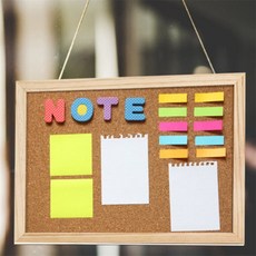 내손안의몰 코르크 메모보드 우드게시판