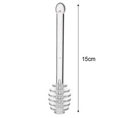 실용적인 플라스틱 디퍼 꿀 밀크 티 투명 스틱 용품 긴 손잡이 교반 바 항아리 스푼 주방 도구, 1개, B