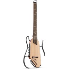 田田樂器Donner HUSH-I PRO靜音吉他系列 輕巧便攜 適合各程度吉他愛好者, 1個, 原木色, 原木色