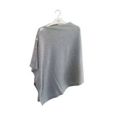 jieve 여성용 가을 겨울 패션 심플한 니트 혼합 소재 버튼 장식 오픈 숄더 가디건 숄SL011406