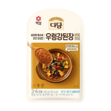 CJ 다담 우렁강된장비빔양념, 140g, 24개