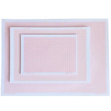 모눈종이 100매 패턴지 좌표지 수학 눈금 격자 연습장 방안지 도면 정사각형지 종이, 1개, A4(100매) 17x25cm