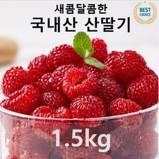 [반짝 20% 할인!] 프리미엄 세콤 달콤한 국내산 냉동 산딸기, 1박스, 급냉 산딸기 500g 3봉