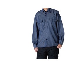 豐華圓華 全新TR 牛仔色 耐磨工作襯衫