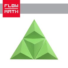 [플로우수학] 정육면체 4분할 만들기(10인용), 수량, 1개