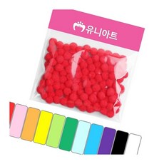 솜공 20mm 흰색 폼폼이 솜방울 미술교구