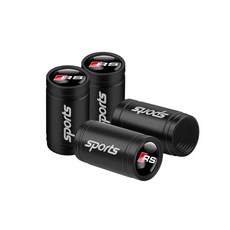 알루미늄 자동차 휠 타이어 에어 밸브 먼지 캡 라인, 3. MS Black RS, 1개