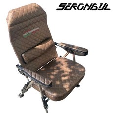 새론불 프리미엄 빅 와이드 낚시의자 5단 조절 등받이 좌대의자, 골드