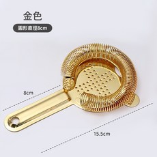 304不鏽鋼 加厚密彈簧濾冰器 圓形直徑8cm, 1個, 金