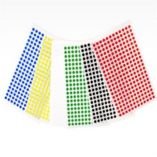 어반블루 원형스티커 303-3 지름5mm 7매 교실용품, 검정