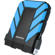 ADATA HD70 TB 외장 하드 드라이브 충격 방지 방수 및 방진 내구성 있는 스지 게이머 학생 가용 Mac PC Linux 호환 파란색 AHD70PTU3CBL, 1TB, Blue