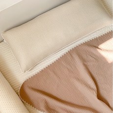어텀31 오가닉코튼 인견 양면 아기 와이드베개, 솜 속통 (커버 미포함)