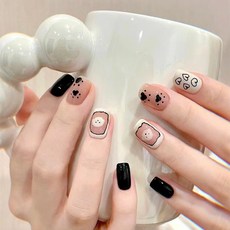 웨버몰 셀프네일팁 붙이는 네일아트 24p 30종, 1개, B754 큐티 퍼피