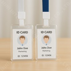 識別證套證件套工作證胸牌證件夾套IC卡套悠遊卡套, 卡套（不含繩子）