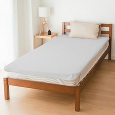 케라타 고정 밴드형 방수 침대패드, 1개, 그레이