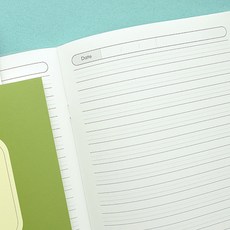 초등 저학년 영어노트 4줄 제본 노트 알파벳 쓰기연습, 그린