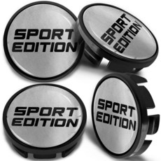 SkinoEu 4 x 65mm Wheel Centre Alloy Hub Center Caps Compatible with VW 3B7 601 171 6U7 Hubcaps Spo