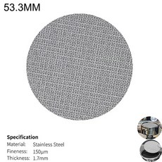 돌체구스토 에스프레소 기계용 정밀 필터 브레빌 익스프레스 밤비노용 54mm 호환 1 컵 2 바구니 20g, 54MM Filter Blade