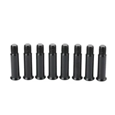 SURIEEN 인라인 스피드 스케이팅 나사 네일 액슬 스케이트용 알루미늄 골든 블루 레드 실버 그린 블랙 8 개 8mm x 34mm, Bla 8PCS