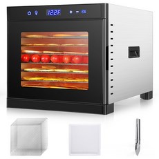 【凱琦嚴選】智能觸控8層乾果機，食物乾燥機，果乾烘乾機, 黑色 8層/智能數顯觸控