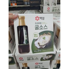 [국내매장]코스트코 백설 가정 업소 볶음밥 요리 국산 굴 프리미엄 굴소스 350g 3개