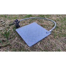 翔安 FRP保溫板 20cm*20cm 硬式加溫墊 遠紅外線 加熱墊 寵物保溫 IP69K可水洗 貓狗 兩棲爬蟲 烏龜 20cm×20cm, 1個, 20cm×20cm(灰色/平頭）,機械式無段調溫器