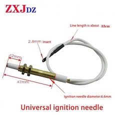 가스레인지 조인트 손잡이 점화 니들 인덕션 박스 솔레노이드 밸브 점화기, 1개, 13. ignition pin