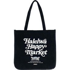 Emplet Veil 엠플렛베일 ALOHA 로고 하와이안 미니 토트백 블랙 화이트
