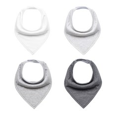 INS爆款純棉雙層嬰兒口水巾 三角巾