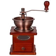 Cabilock 수동 커피 빈 그라인더 17.9cm(6.69인치) 휴대용 핸드 그라인더 버 그라인딩 콘 및 아이언 핸들 컴팩트 머신 가정 여행용268963, Cabilock 수동 커피 빈 그라인더 17.9cm(6