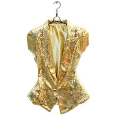 반짝이 무대 의상 스팽글 조끼 나이트 트로트 자켓 행사 사회자 축가 장기자랑