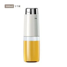 油醋瓶 自動開合油壺 防漏防掛 廚房專用 重力感應 500ML 1個裝, 1個, 重力感應 易添油 耐高溫,不鏽鋼油壺280ML 2個裝, 280ml
