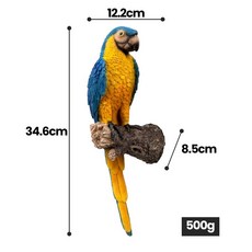 야외 나무 새집 정원 새둥지 참새집 둥지 버드하우스 가든 원목 소품, 푸른 앵무새