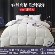 코튼 이불 두꺼운 따뜻한 에어컨 캐릭터 겨울이불 겨울 여름, A. 노블 화이트 항균 퀼트