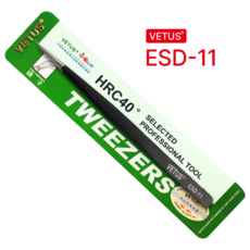 비투스 핀셋 ESD 속눈썹펌 속눈썹연장 VETUS 베투스 족집게, ESD-11, 1개, VETUS ESD-11