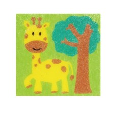 색모래 미술놀이 만들기재료 집콕놀이키트 데코샌드 액자만들기 기린