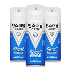 멘소래담 스프레이-에스 쿨 파스 180mlx3개, 3개입, 1세트