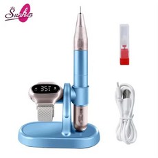 무선 도킹 기술 네일 파일러 드릴 머신 시계로 제어, 1개, 1. blue
