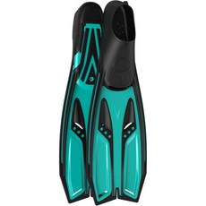 풀 풋 포켓이 Greatever 스노클 핀 내구성이 롱 다이빙 스노클링 프리다이빙 성인 남성 여성을 전문 장비 1897772, Green, Large