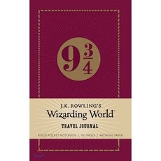 J K Rowling S Wizarding World: Travel Journal: Ruled Pocket Notebook, 혼합 색상, 1개