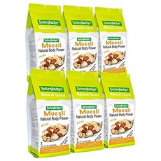 자이텐바허 뮤즐리 시리얼 #1 – 내추럴 바디 파워 – 사과 Seitecher Muesli Cereal #1 – Natural Body Power – Peanuts & Apples, 1개, 453g