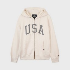 후아유 남녀공용 USA Over fit Hood Zip-up WHMZG2291U 114862
