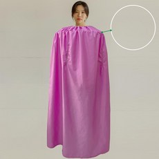 훈증 가운 후드형 방수 커버 좌훈 덮개 간편한 슬림핏, 1개, 손 흔드는 퍼플 스팀 커버 프레임 포함