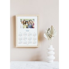 2026년 A3 한장 캘린더 맞춤제작 커스텀 달력 가족캘린더, A타입, 1개