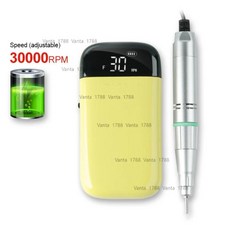 매니큐어 도구 전동 네일 파일 휴대용 드릴, 1개, 기본