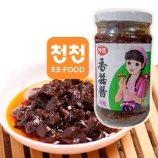 중국수입 충경 마라맛 표고버섯 기름장 230g 중국전통 비빔장, 1개