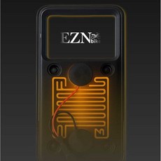 EZN 방수 방한 열선 오토바이 C타입 충전 케이스 호환 배달 대행 자석, 123456789, 블랙