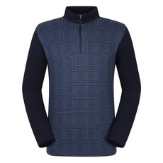 웨스트우드 웨스트우드 남성 맨 글렌 체크 집업 티셔츠 WN4MCTS329NV_OD