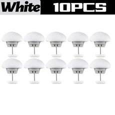 10-30x 이불 핀 클립 침대 시트 미끄럼 방지 담요 버클 고정 장치 그리퍼 빨래 집게 매트리스 못, 02 10PCS-White