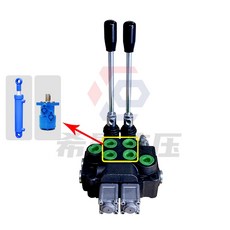 유압 분배기 밸브 실린더 회로 수동 컨트롤 제어 레버 조절 양방향 스위치, ZT12-one 강철 공 포지셔닝